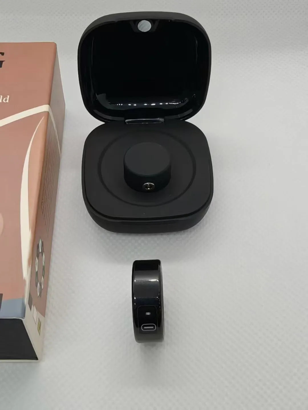 AI Ring R-J21AI smart ring per monitoraggio salute in acciaio