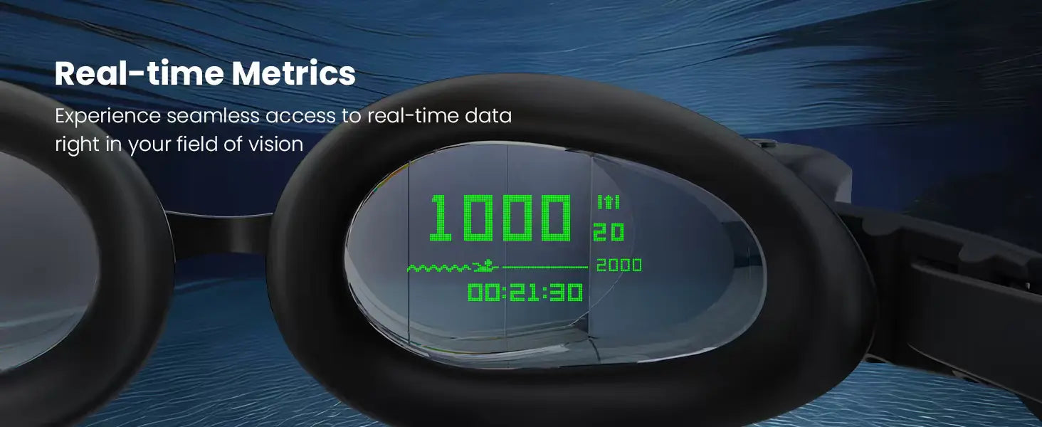 HoloSwim 2S occhiali nuoto AR con display olografico heads-up