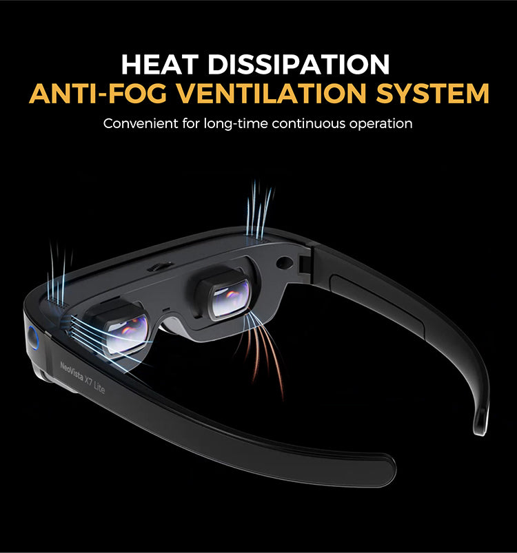 Neovista X7 smart glasses con display AR integrato A7 smart glasses con display AR integrato