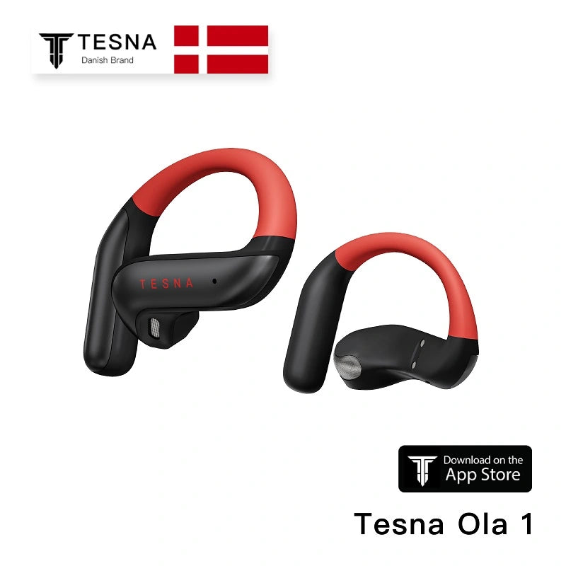 TESNA Ola 1 cuffie wireless nere con cancellazione del rumore