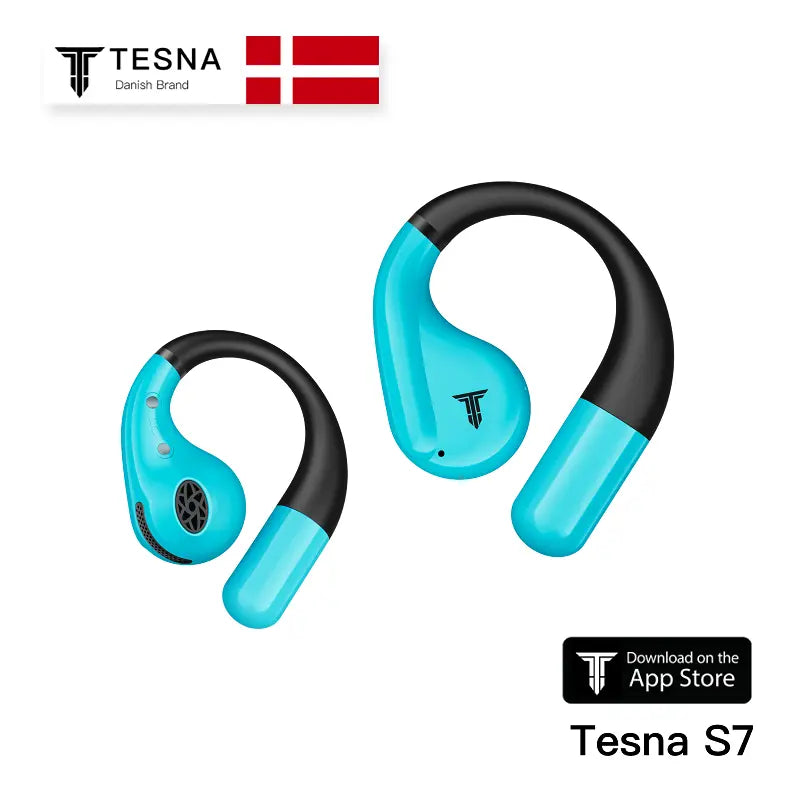 TESNA S7 cuffie wireless blu