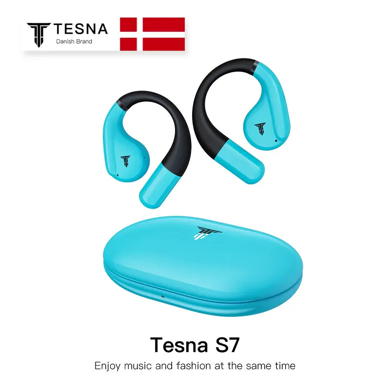 TESNA S7 cuffie wireless blu