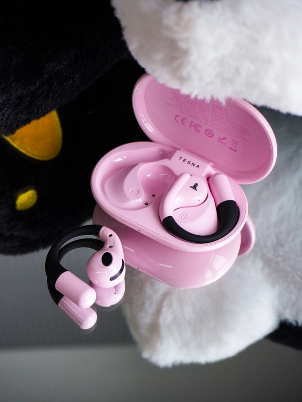 TESNA S7 cuffie wireless rosa
